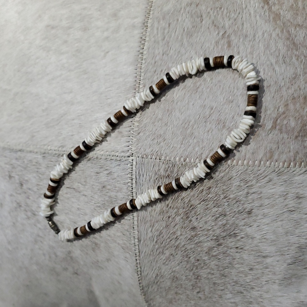 Shell Necklace Beach Coastal Surfer Festival Ocean Islander Tropical Polynesian